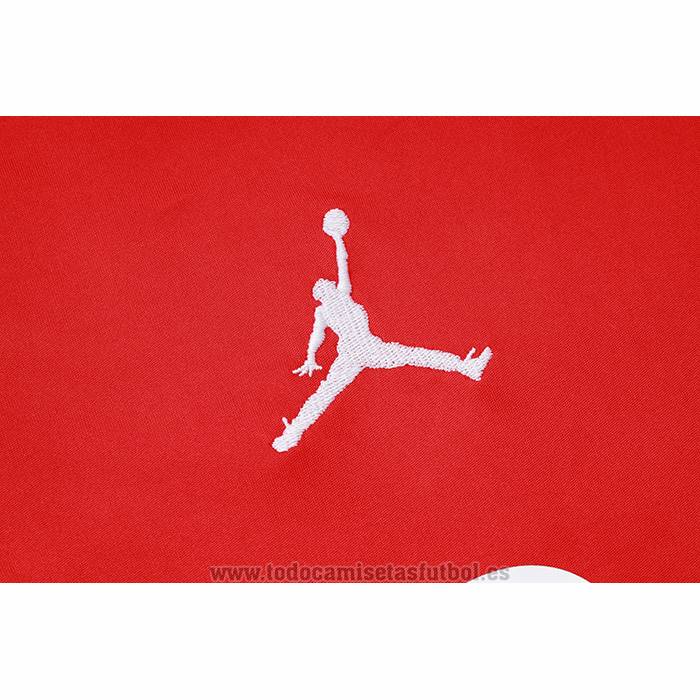 Chandal del Paris Saint-Germain Jordan Manga Corta 2024-2025 Rojo - Pantalon Corto